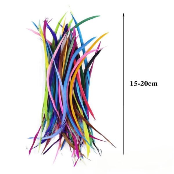 f4102 colored natural goose feathers for hair crafts