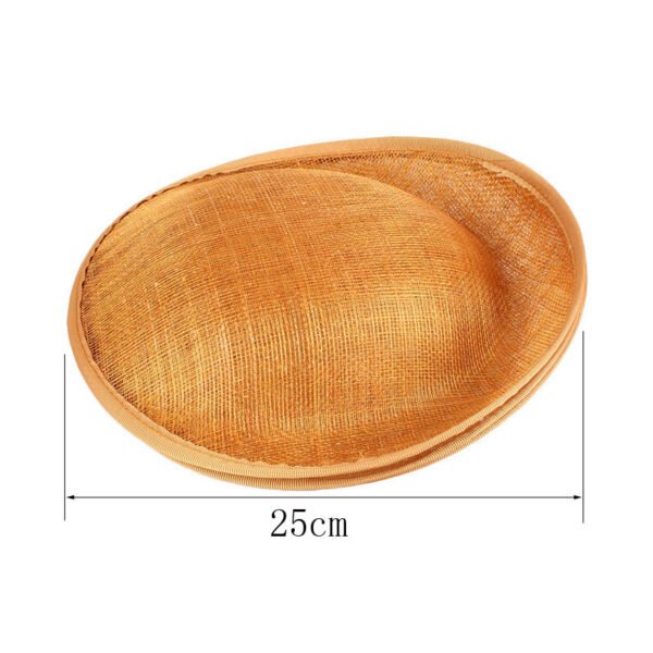 f3104 small sinamay up brim hat base 25cm ×1 pcs