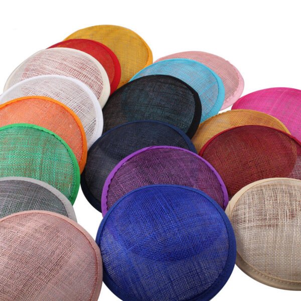 f3103 sinamay straw fascinator base 13cm